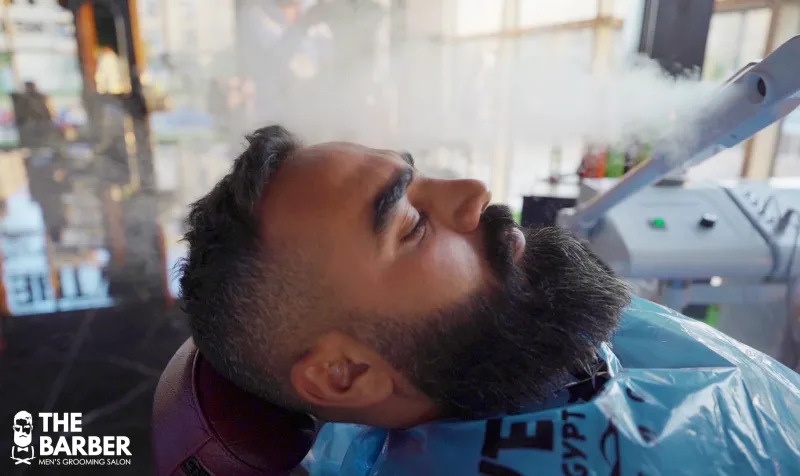 Beard line-up — The Barber